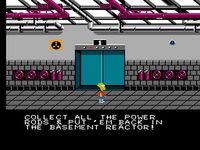 une photo d'Ã©cran de The Simpsons - Bart Vs The Space Mutants sur Nintendo Nes